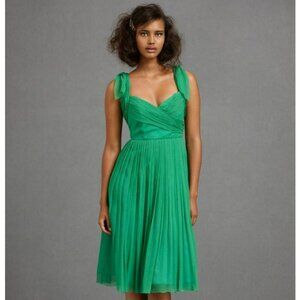 BHLDN Hitherto - Sway-And-Swirl Dress - Kelly Green
